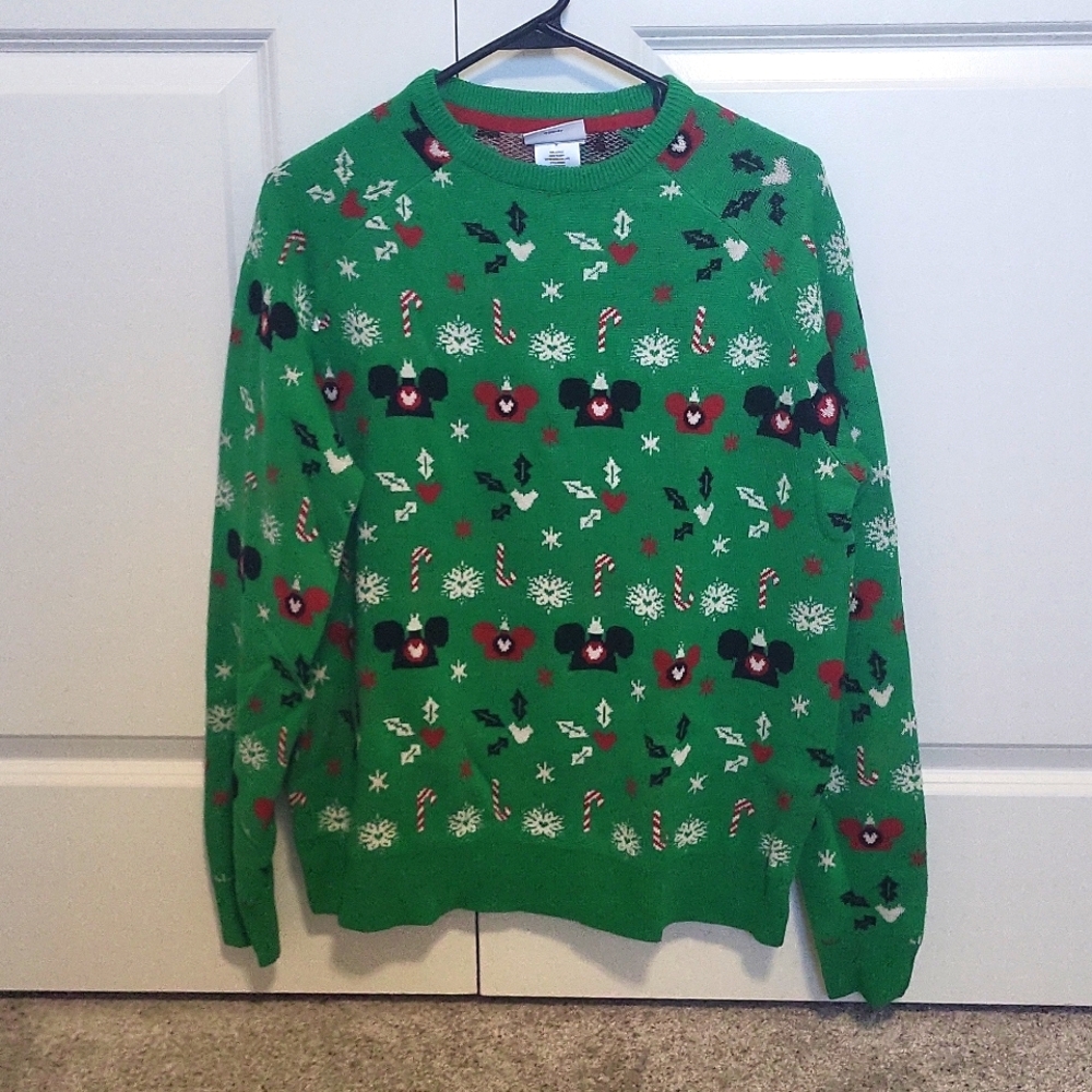 Disney Parks Mickey Medium Christmas Sweater